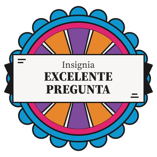 Excelente pregunta